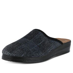 Spring Step Men LINIZIO Slipper, BLACK,7 M US